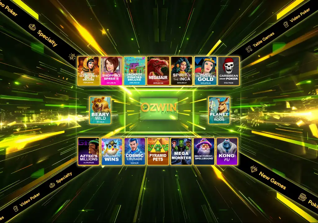 Gaming Options at OzWin Casino