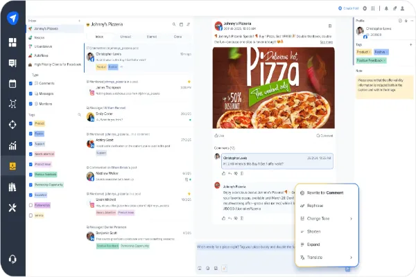 Smart Social Media Response to Negative Comments Examples